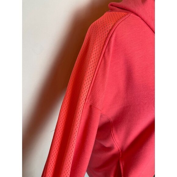 Under Armour Pink Loose Fit Drawstring Mock‎ Neck Pullover Sweatshirt S - Picture 6 of 8